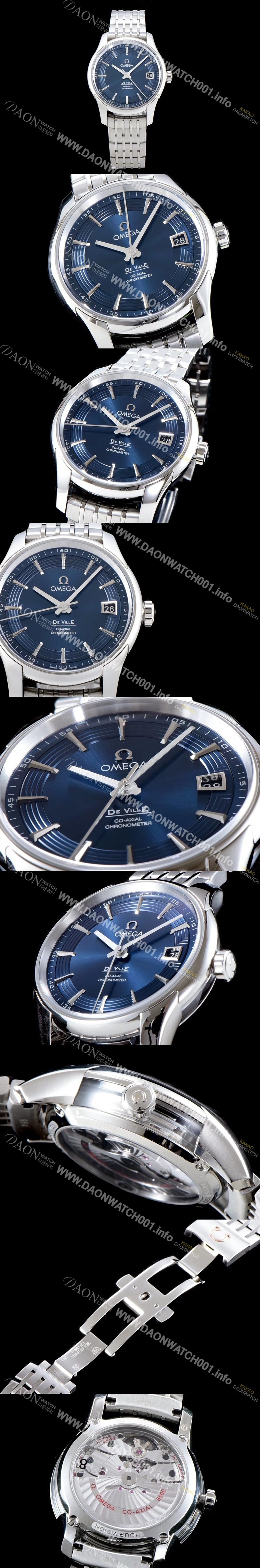 홍콩명품 [오메가] 남성용 드빌 431.33.41.21.03.001 오토매틱 8500무브먼트 블루 다이얼 OMG0131