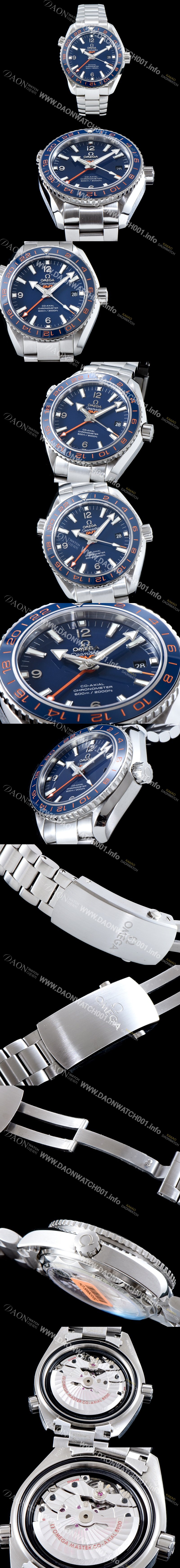 홍콩명품 [오메가] 남성용 시마스터 플래닛 오션 코엑시얼 지엠티 블랙다이얼 OMG0114