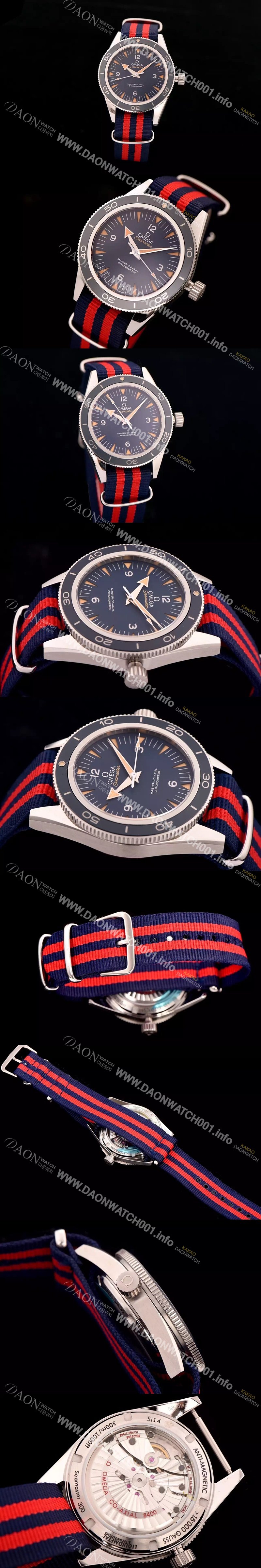 홍콩명품 [오메가] 남성용 제임스본드007 2015/S 인기상품 시마스터 코엑시얼 리퀴드 메탈 블루다이얼 OMG0111