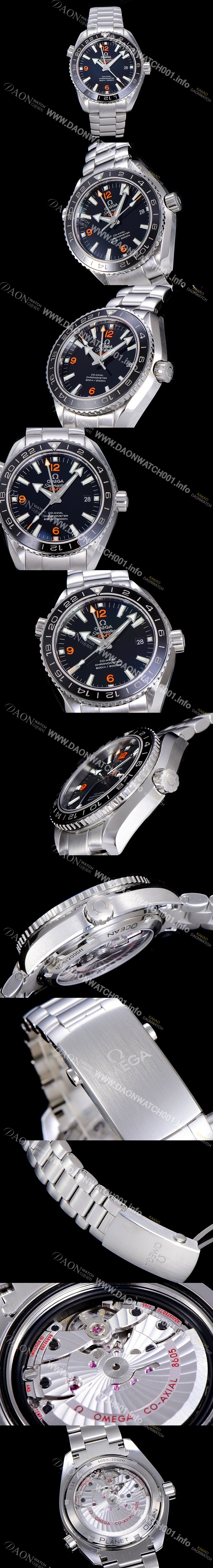 홍콩명품 [오메가] 남성용 시마스터 232.30.44.22.01.002 플래닛 오션 코엑시얼 지엠티 블랙다이얼 OMG00017
