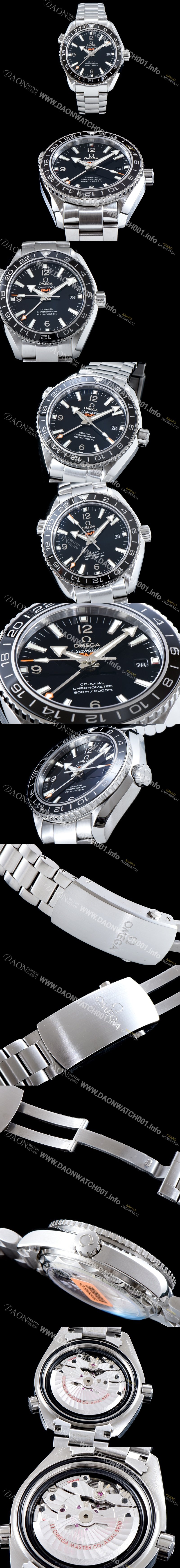 홍콩명품 [오메가] 남성용 시마스터 플래닛 오션 코엑시얼 지엠티 블랙다이얼 OMG0040