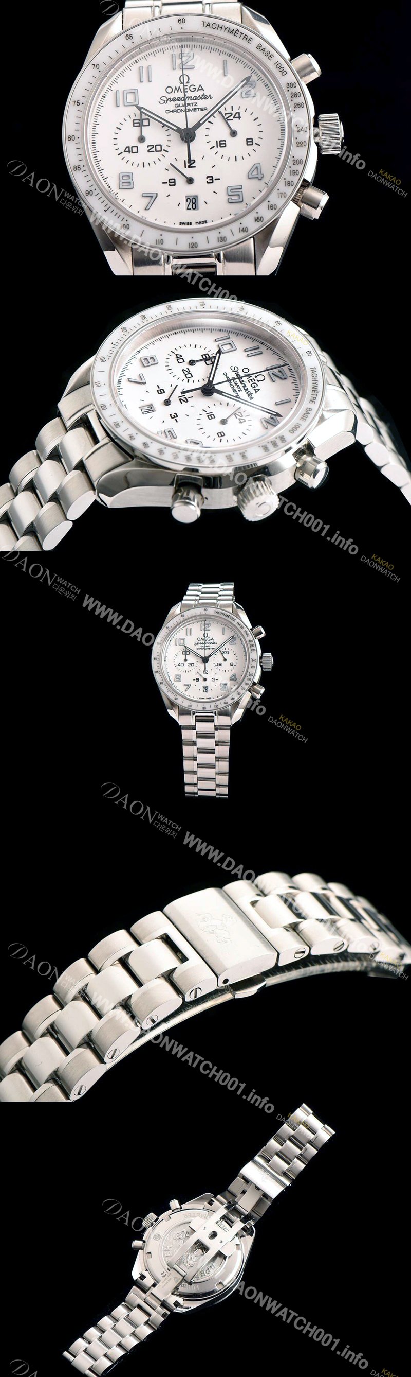 홍콩명품 [오메가] 남성용 스피드마스터 크로노그래프 쿼츠 OMG0050