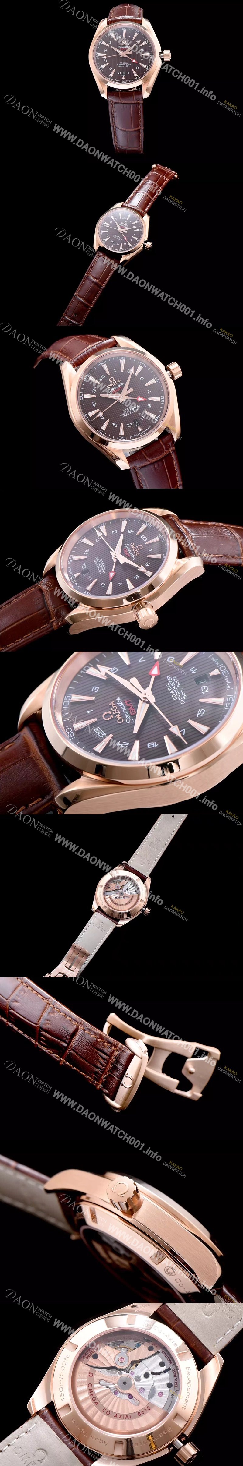 홍콩명품 [오메가] 남성용 시마스터 지엠티 브라운 다이얼 오토매틱 무브먼트 OMG0320