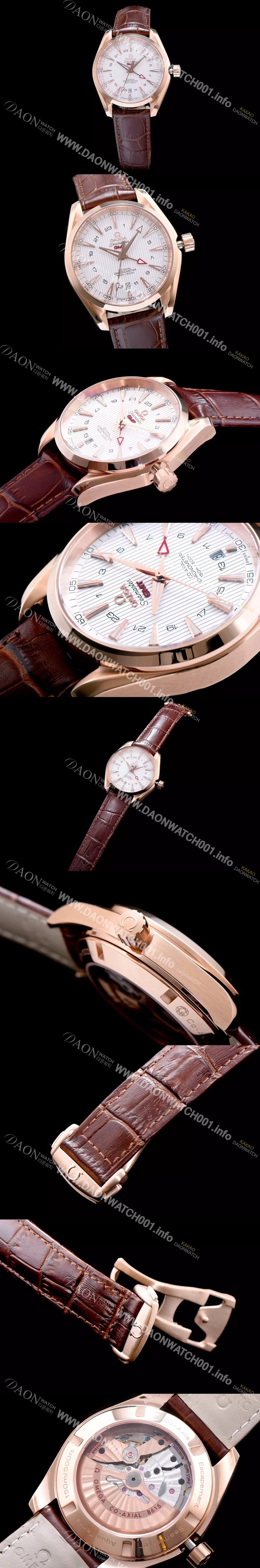 홍콩명품 [오메가] 남성용 시마스터 지엠티 화이트 다이얼 오토매틱 무브먼트 OMG0323