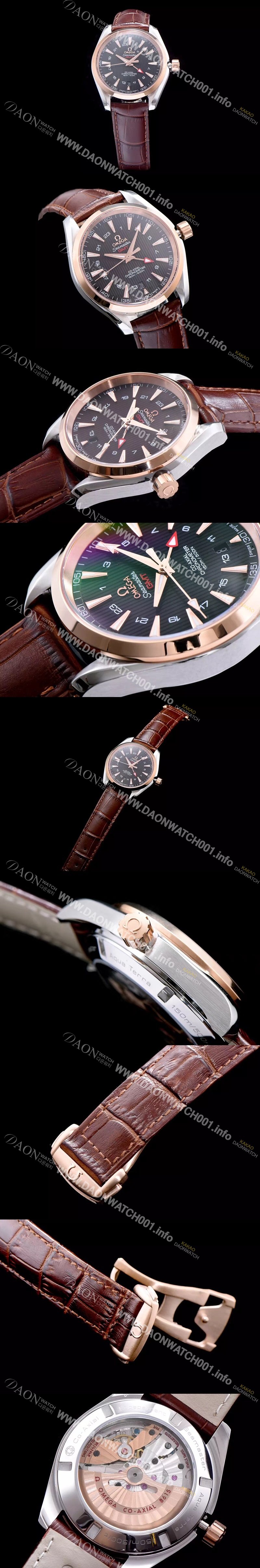 홍콩명품 [오메가] 남성용 시마스터 지엠티 블랙 다이얼 오토매틱 무브먼트 OMG0320