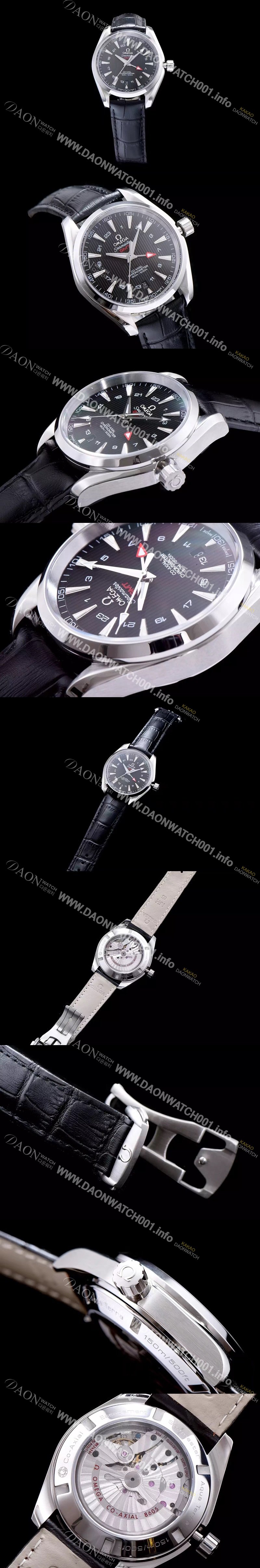 홍콩명품 [오메가] 남성용 시마스터 지엠티 블랙 다이얼 오토매틱 무브먼트 OMG0320