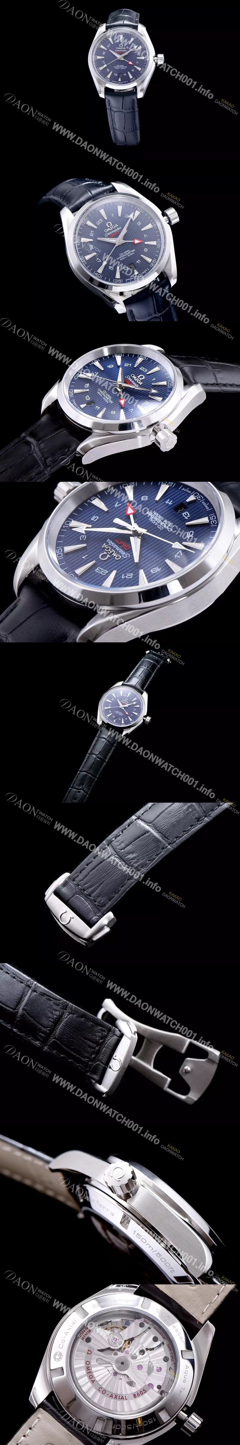 홍콩명품 [오메가] 남성용 시마스터 지엠티 블루 다이얼 오토매틱 무브먼트 OMG0310