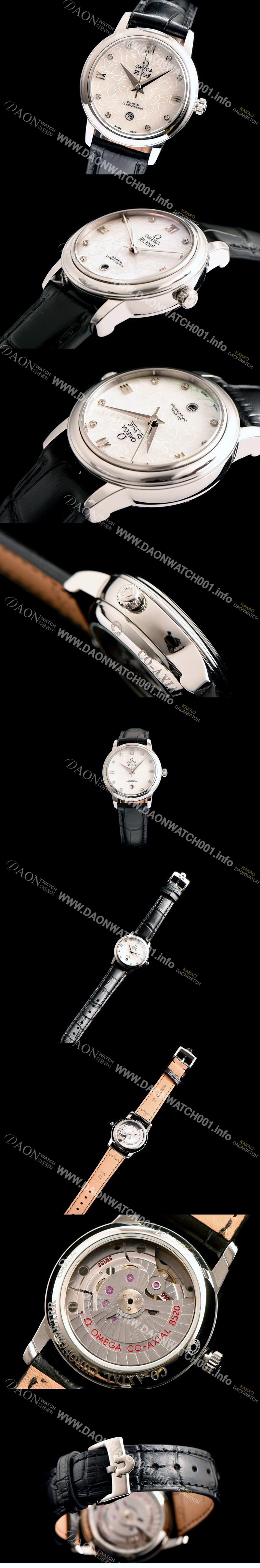 홍콩명품 [오메가] 여성용 드빌 424.12.33.20.55 자게 화이트 다이얼 쥬얼리 인덱스 오토매틱 무브먼트 OMG0011