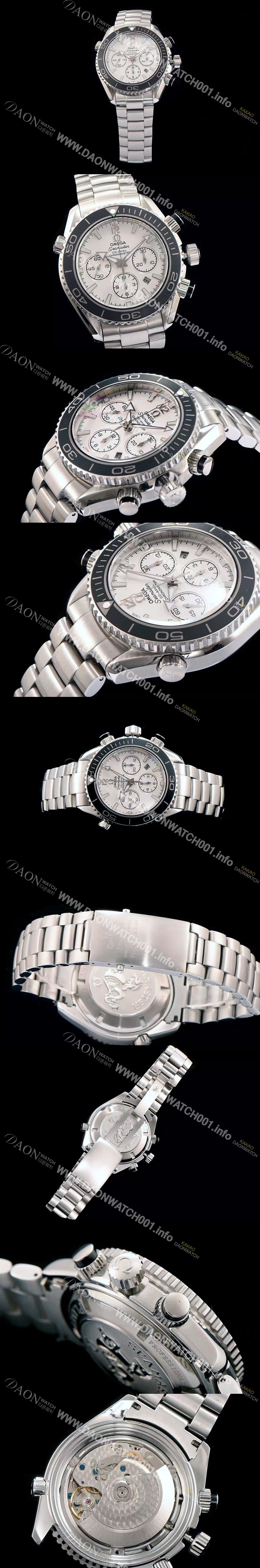 홍콩명품 [오메가] 남성용 시마스터 플래닛오션 222.30.38.50.01 크로노그래프 화이트 다이얼 오토매틱 무브먼트 OMG00014