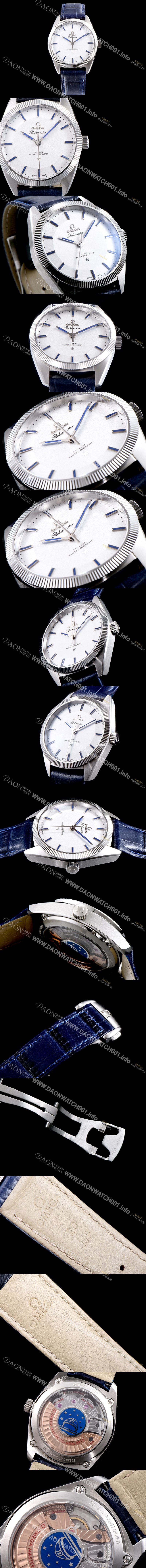 홍콩명품 [오메가] 남성용 컨스틸레이션 130.93.39.21.99.001 글로브마스터 오메가 코-액시얼 마스터 크로노미터 화이트 다이얼 오토매틱 무브먼트 OMG00013