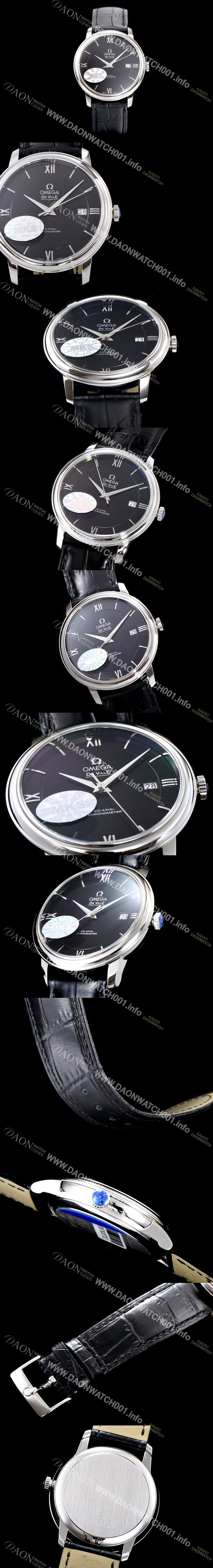 홍콩명품 [오메가] 남성용 드빌 424.13.40.20.01.001 프레스티지 코-액시얼 블랙 다이얼 오토매틱 무브먼트 OMG0014