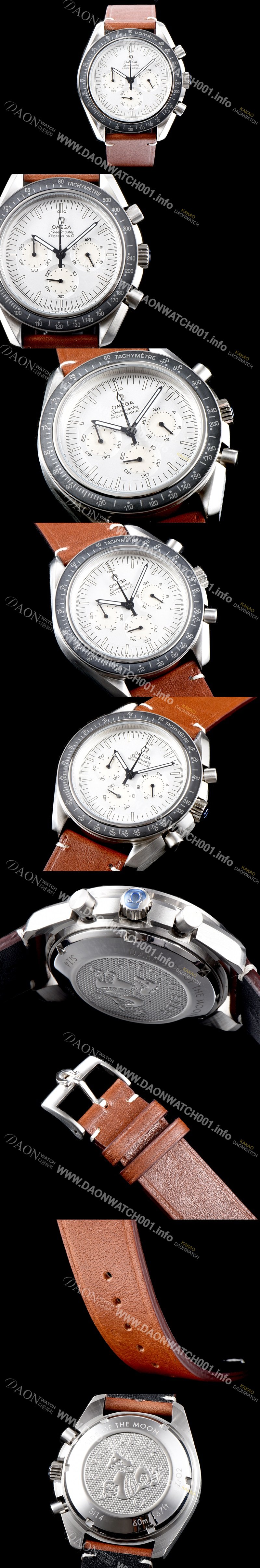 홍콩명품 오메가] 남성용 스피드마스터 311.32.42.30.01.001 문워치 기념 리미티드 에디션 스피디 튜즈데이 크로노그래프 화이트 다이얼 스위스 쿼츠 무브먼트 OMG0524