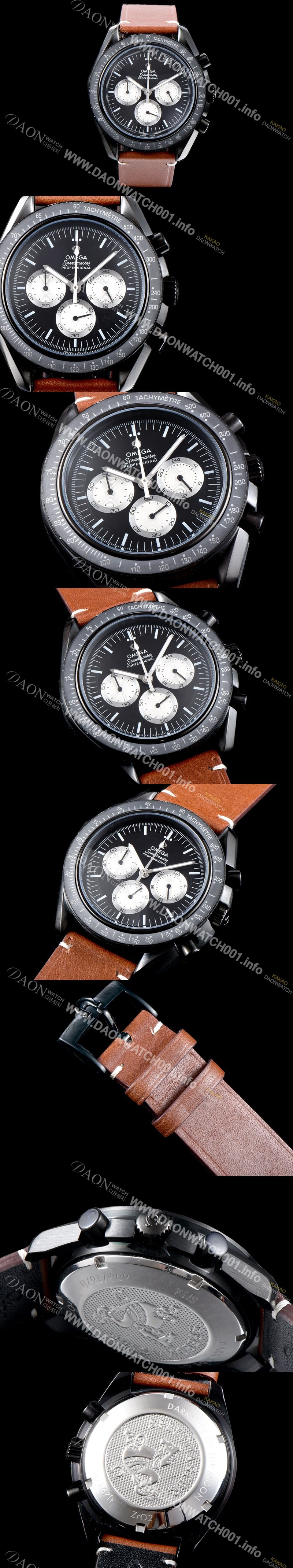 홍콩명품 [오메가] 남성용 스피드마스터 311.32.42.30.01.001 문워치 기념 리미티드 에디션 스피디 튜즈데이 블랙 PVD 특수 코팅 케이스 크로노그래프 블랙 다이얼 스위스 쿼츠 무브먼트 OMG0522