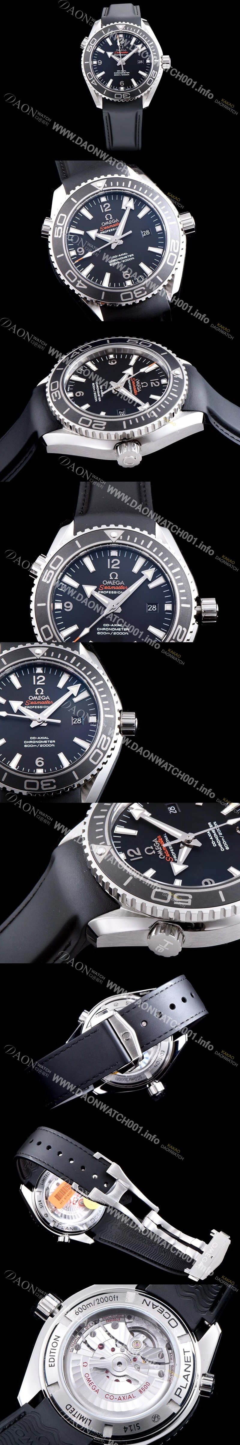 홍콩명품 [오메가] 남성용 신형 다이버 세라믹 배젤 업그레이드!! 시마스터 플래닛 오션 600M 232.32.44.22.01.001 코-액시얼 45.5MM 마스터 크로노미터 블랙 다이얼 오토매틱 무브먼트 OMG05115