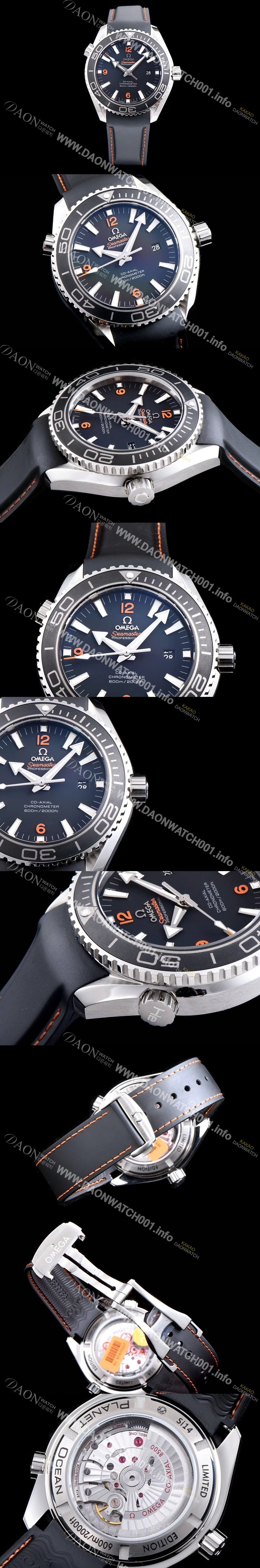 홍콩명품 [오메가] 남성용 신형 다이버 세라믹 배젤 업그레이드!! 시마스터 플래닛 오션 600M 232.32.46.21.01.005 코-액시얼 45.5MM 마스터 크로노미터 블랙 다이얼 오토매틱 무브먼트 OMG05045