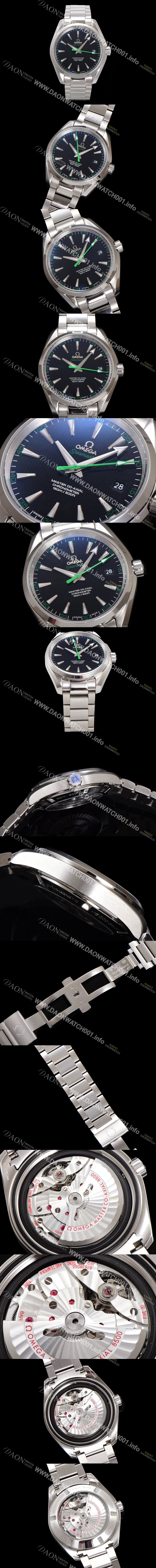 홍콩명품 [오메가] 남성용 씨마스터 231.10.42.21.01.004 아쿠아테라 150M 코-액시얼 골프 에디션 41.5mm 블랙 다이얼 오토매틱 무브먼트 omg20223