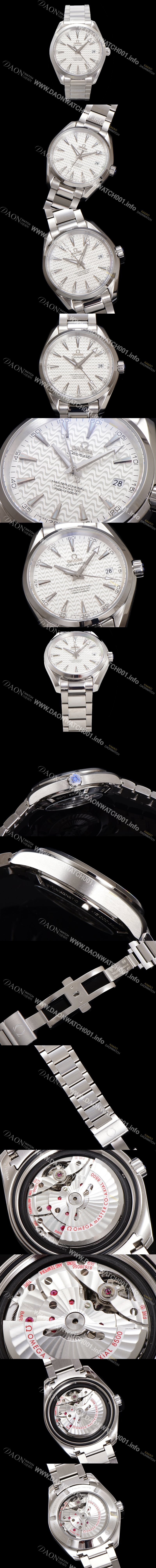 홍콩명품 [오메가] 남성용 씨마스터 231.10.42.21.02.006 아쿠아테라 150M 코-액시얼 41.5mm 실버 웨이브 다이얼 오토매틱 무브먼트 omg20226