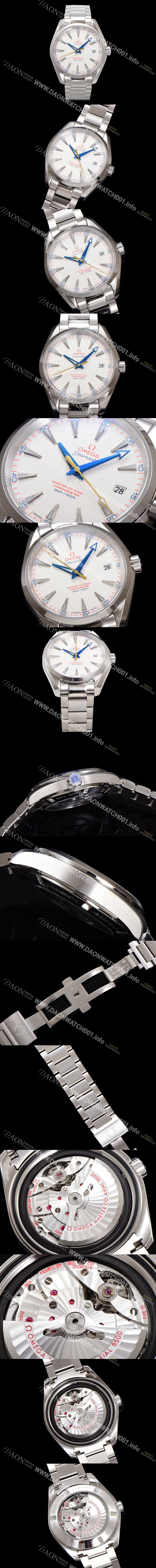 홍콩명품 [오메가] 남성용 씨마스터 231.10.42.21.02.004 아쿠아테라 150M 코-액시얼 골프 에디션 41.5mm 실버 다이얼 오토매틱 무브먼트 omg20227
