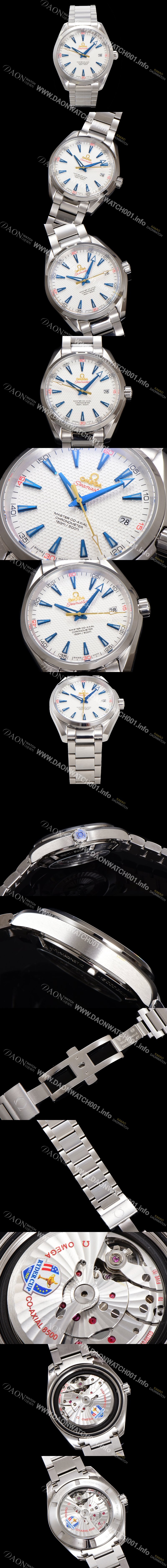 홍콩명품 [오메가] 남성용 씨마스터 231.10.42.21.02.005 아쿠아테라 150M  라이더 컵 골프 에디션 41.5mm 실버 다이얼 오토매틱 무브먼트 omg20228
