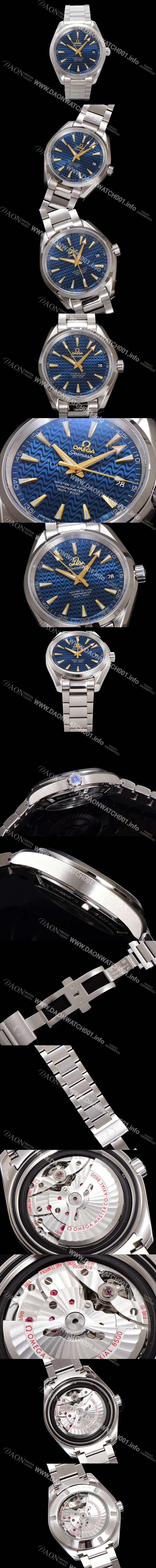 홍콩명품 [오메가] 남성용 씨마스터 231.10.42.21.03.006 아쿠아테라 150M 마스터 코-액시얼 41.5MM 크로노미터 블루 래커드 다이얼 오토매틱 무브먼트 omg20229