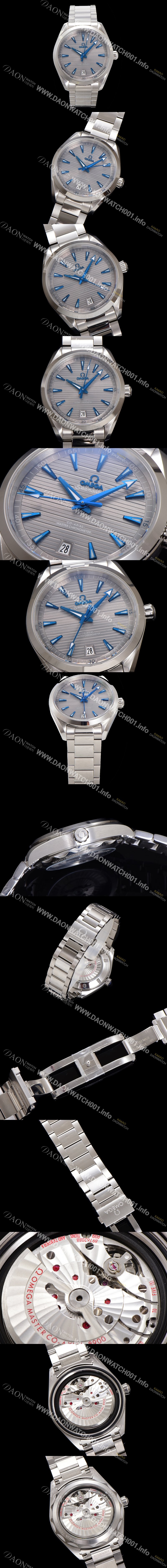 홍콩명품 [오메가] 남성용 씨마스터 220.10.41.21.06.001 아쿠아테라 코-액시얼 41mm 오토매틱 Cal.8900 타입 그레이 다이얼 omg20235