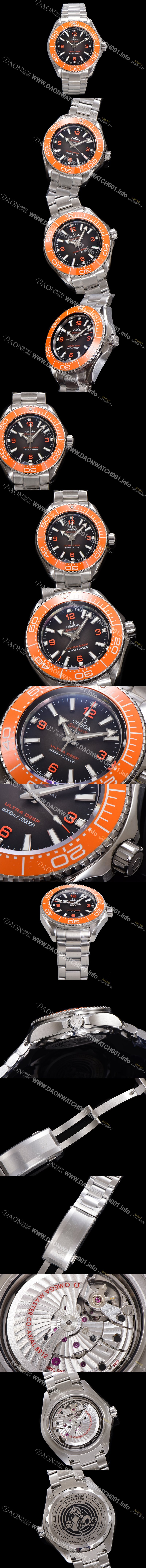 홍콩명품 [오메가] 남성용 씨마스터 신제품 215.30.46.21.06.001 플래닛 오션 울트라 딥 6000m 45.5mm 오토매틱 Cal.8912 타입 메탈줄 그레이 다이얼 omg20253