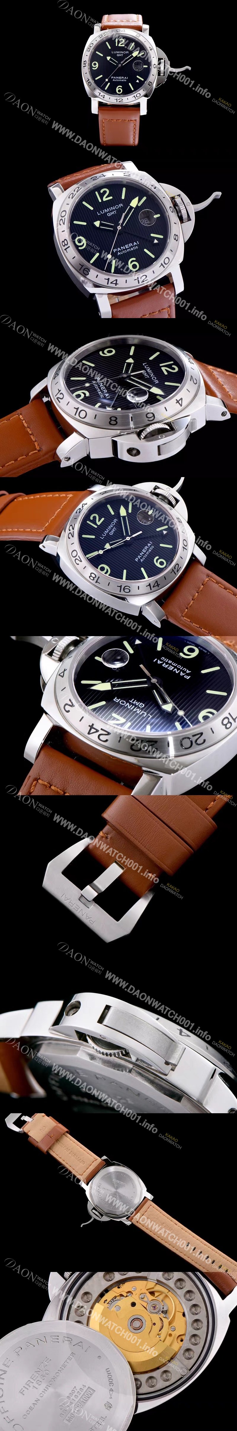 홍콩명품 [파네라이] 남성용 루미너 스위스 2836 오토매틱 무브먼트 블랙다이얼 PAN0402