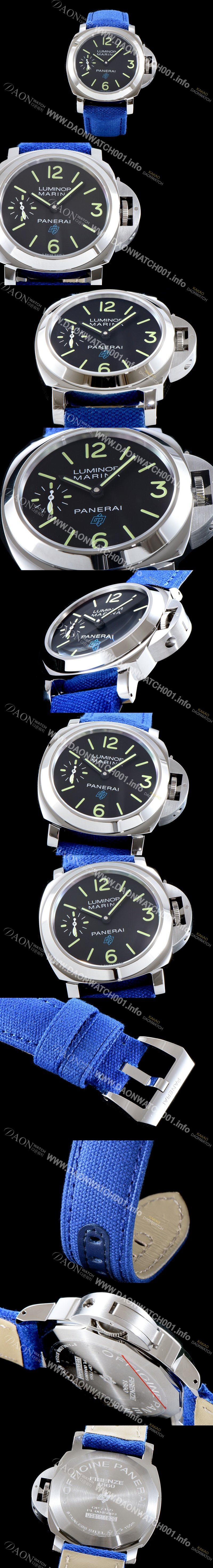 홍콩명품 [파네라이] 남성용 루미노르 PAM00777 마리나 로고 3데이즈 아치아이오!! 블랙 다이얼 오토매틱 무브먼트 PAN0251