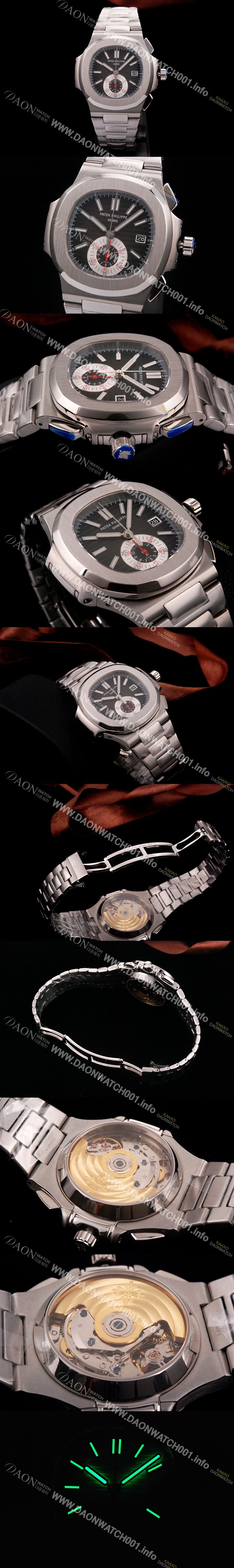 홍콩명품 파텍필립 노틸러스 크로노그래프 브라운 다이얼 40.5mm PAT4213
