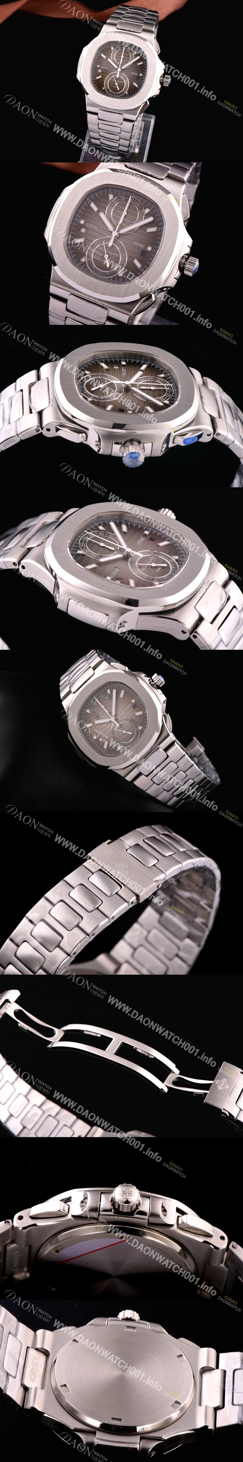 홍콩명품 파텍필립 노틸러스 스위스 쿼츠 브라운 다이얼 PAT0422