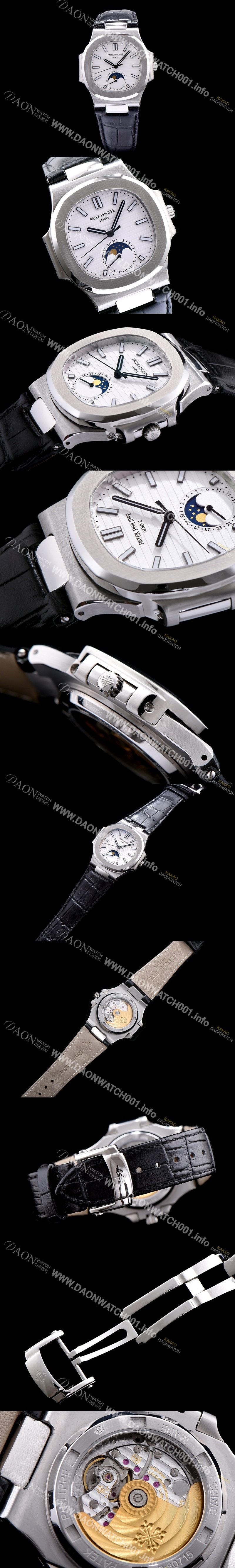 홍콩명품 [파텍필립] 남성용 노틸러스 화이트 다이얼 오 PAT0230