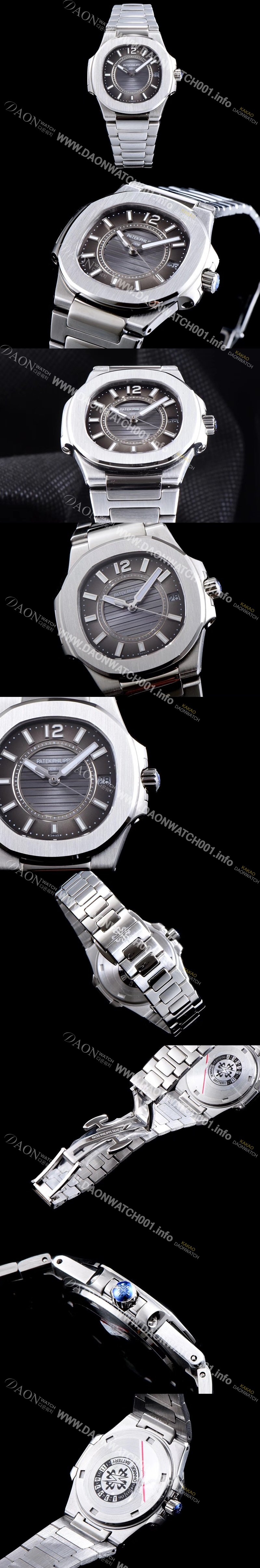 홍콩명품 [파텍필립] 여성용 노틸러스 7011/1G-010 하이엔드 브라운 텍스쳐 다이얼 브레이슬릿 스위스 정품 쿼츠 무브먼트 PAT0110