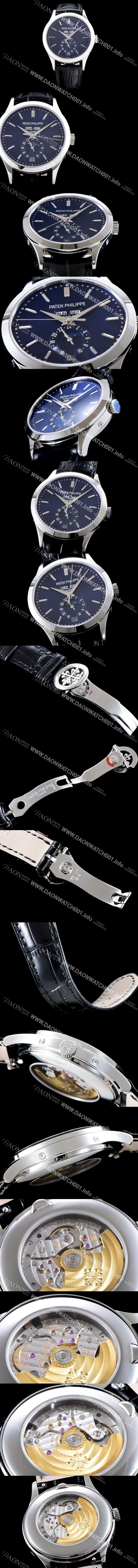 홍콩명품 [파텍필립] 남성용 신형!!컴플리케이션 5396R-014 에뉴얼 캘린더 데이-데이트 문페이즈 네이비 다이얼 Cal.324 S C 오토매틱 무브먼트 PAT0042
