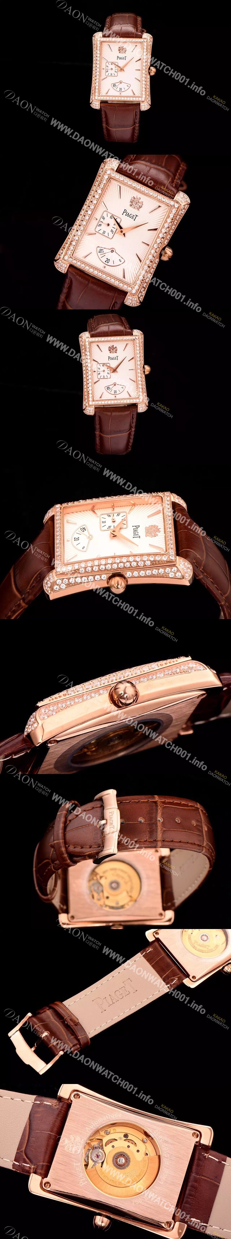 홍콩명품 [피아제] 남성용 엠페라도 로즈골드 33mm 시리즈 화이트다이얼 PIA4211