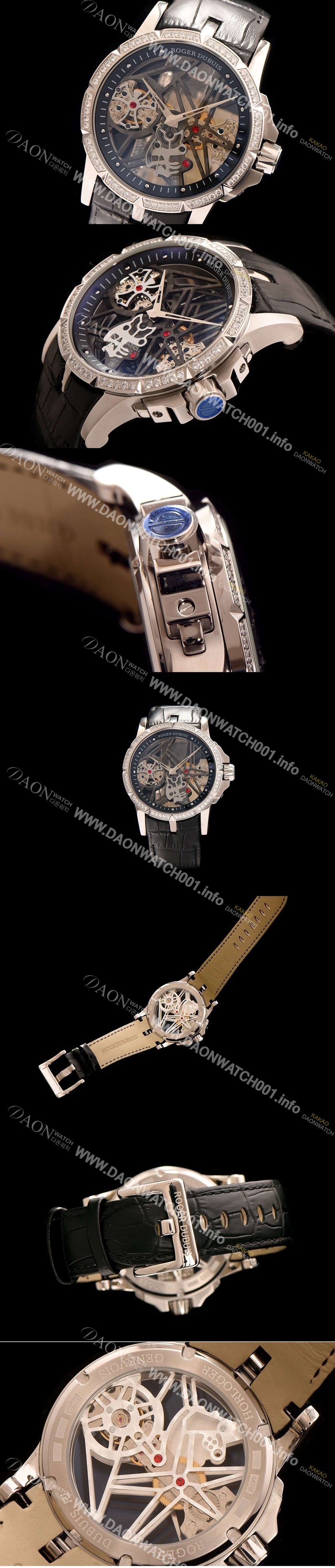 홍콩명품 [로저드뷔] 남성용 엑스칼리버 아시안 오토매틱 무브먼트 ROG4213