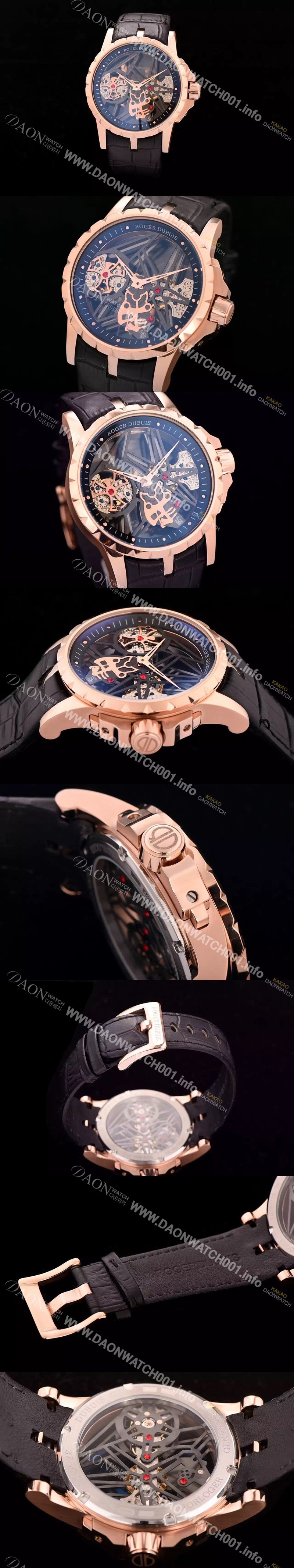홍콩명품 [로저드뷔] 남성용 엑스칼리버 아시안 오토매틱 무브먼트 ROG4210