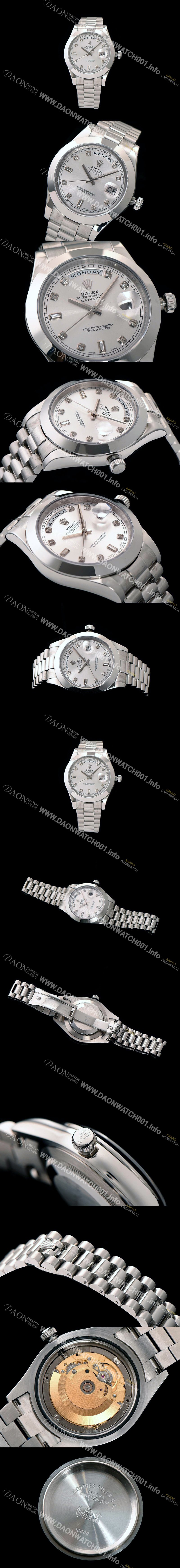 홍콩명품 [로렉스] 남성용 데이데이트 2 실버 다이얼 ROL0100