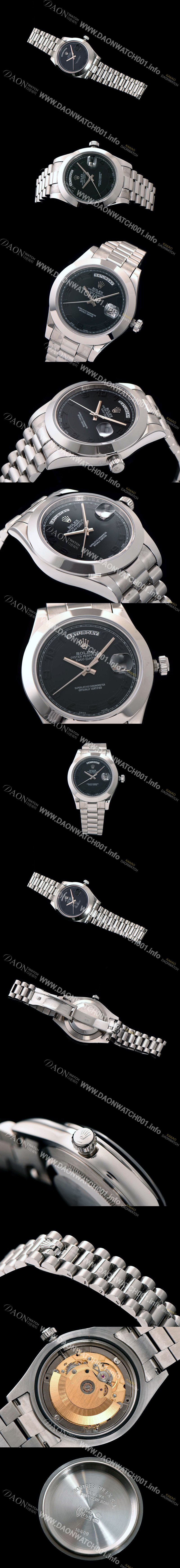 홍콩명품 [로렉스] 남성용 데이데이트 2 블랙 다이얼 ROL0105