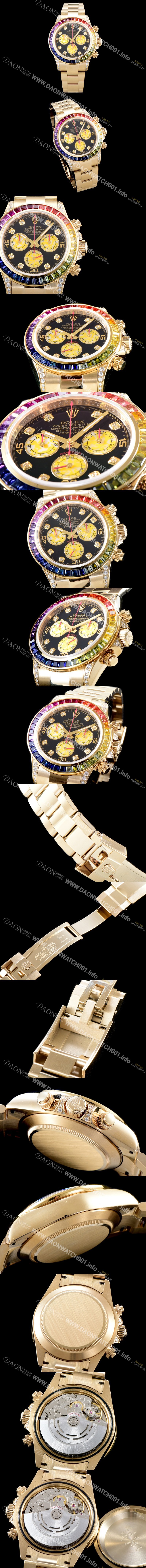 홍콩명품 [로렉스] 남성용 2018년 바젤월드 코스모그래프 데이토나 116598 RBOW