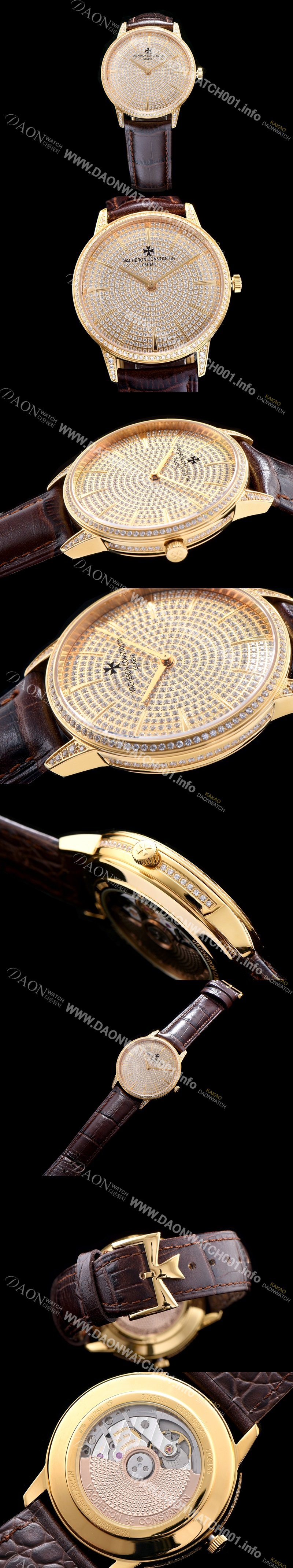 홍콩명품 [바쉐론콘스탄틴] 남성용 패트리모니 옐로골드 다이얼 오토매틱 무브먼트 VAC0450