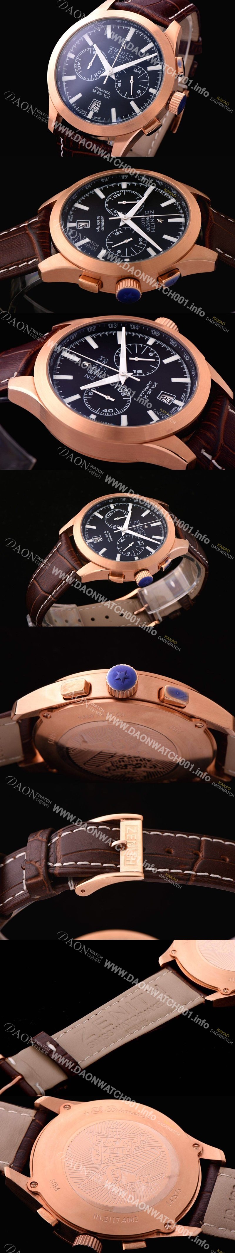 홍콩명품 [제니스] 남성용 파일럿 03.2117.4002/23.C704 블랙 다이얼 오토매틱 무브먼트 ZEN4210