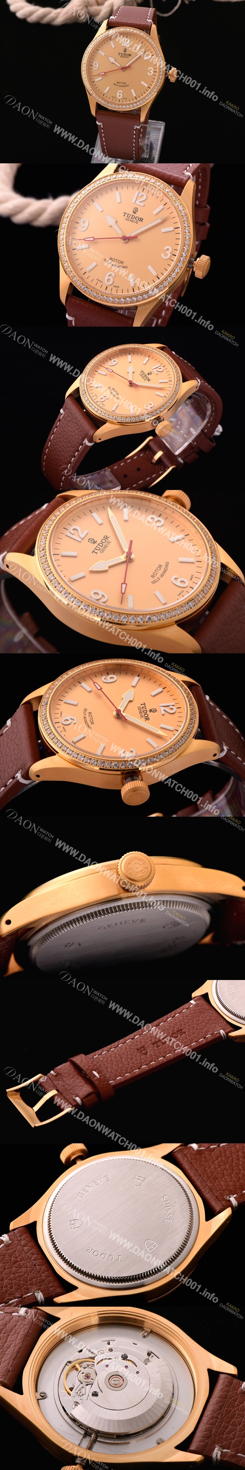 홍콩명품 [튜더] 남성용 헤리티지 옐로 다이얼 오토매틱 무브먼트 TUD4221