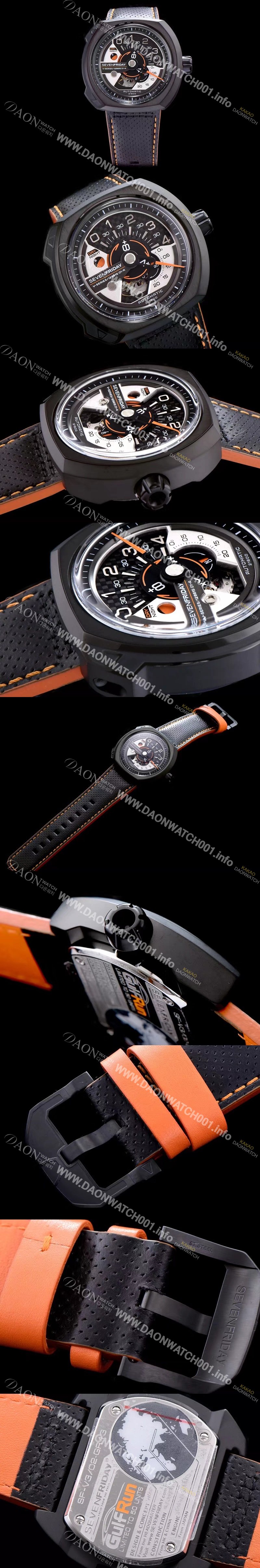 홍콩명품 [세븐프라이데이] 남성용 1:1 베스트 에디션 블랙+실버 다이얼 오토매틱 무브먼트 SEV4240