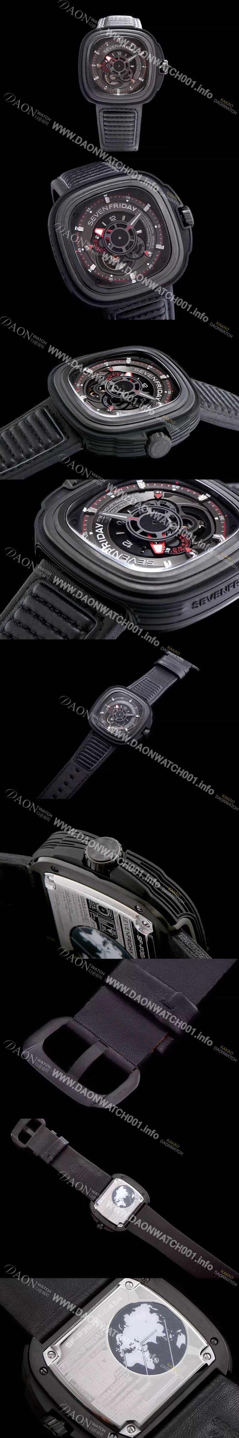 홍콩명품 [세븐프라이데이] 남성용 1:1 베스트 에디션 블랙 다이얼 오토매틱 무브먼트 SEV4240