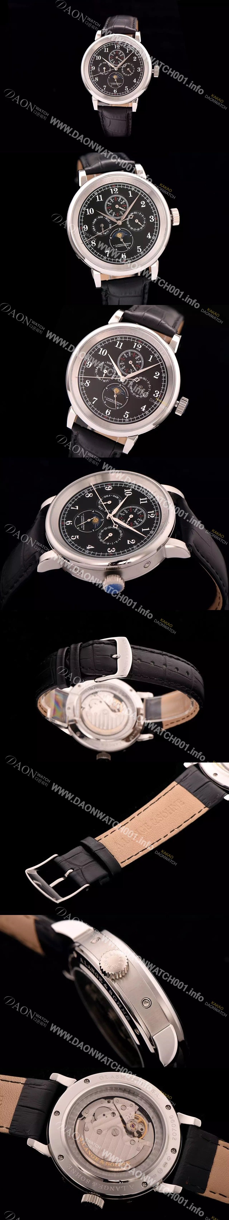 홍콩명품 [아랑게운트죄네] 남성용 1815 시리즈 워치 문페이즈 브라운 다이얼 오토매틱 무브먼트 ALS4203