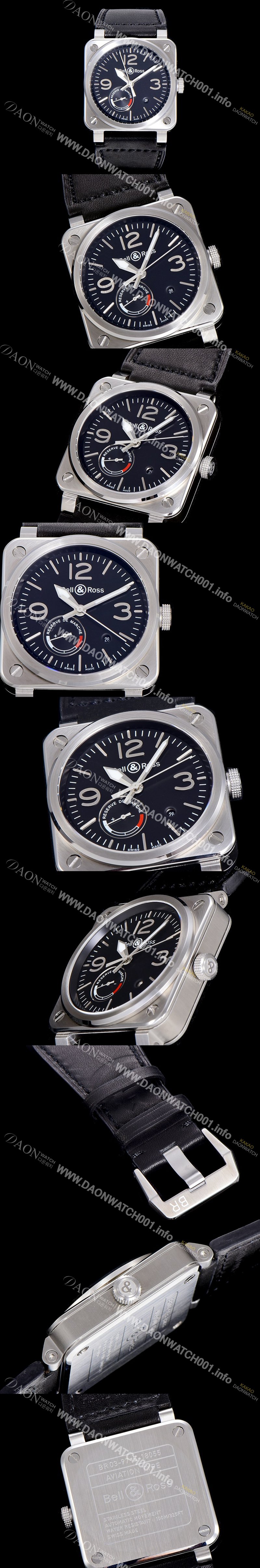 홍콩명품 [벨엔로스]남성용 R03-92 42미리 오토매틱 블랙다이얼 BEL48809