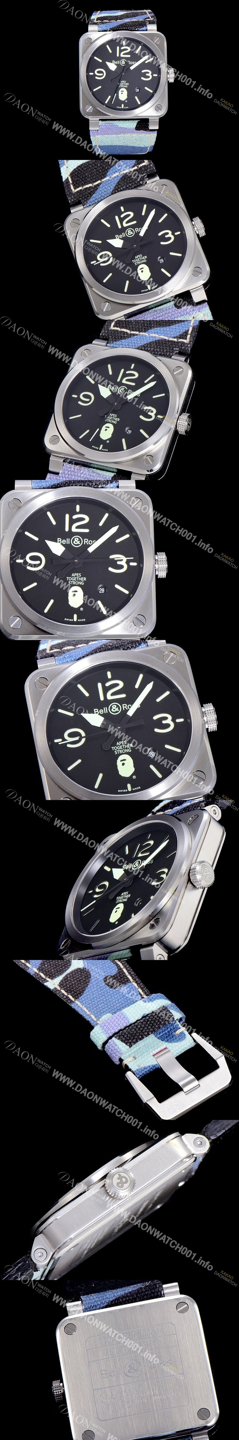 홍콩명품 [벨엔로스]남성용  r03-92 어비에이션 42미리 오토매틱 블랙다이얼 BEL48595