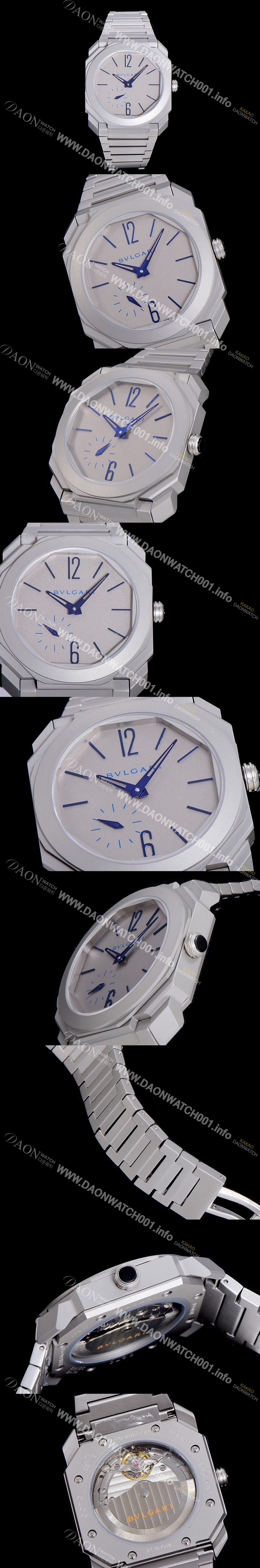 홍콩명품 [불가리]남성용 초특가 한정판 옥토 피니시모 티타늄소재 40미리 오토매틱 그레이 다이얼 BVL16271