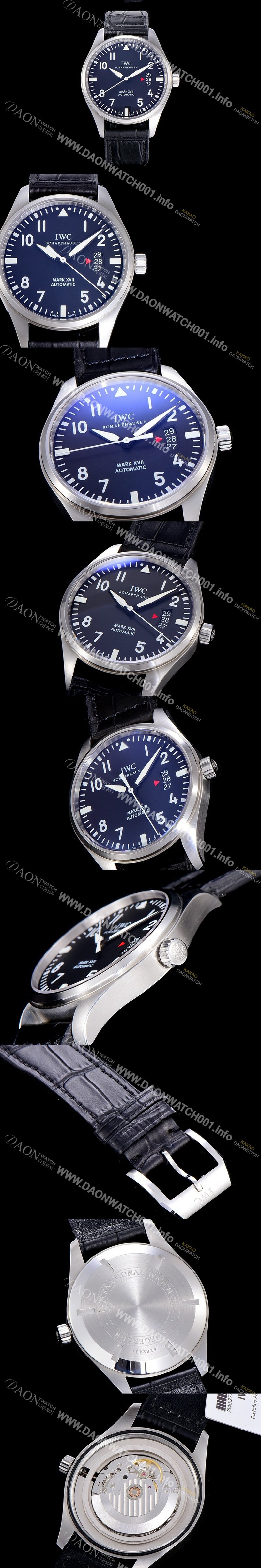 홍콩명품 [아이더블유씨]남성용 파일럿 IW326501 마크17 41mm 오토매틱 블랙 다이얼 IWC10770