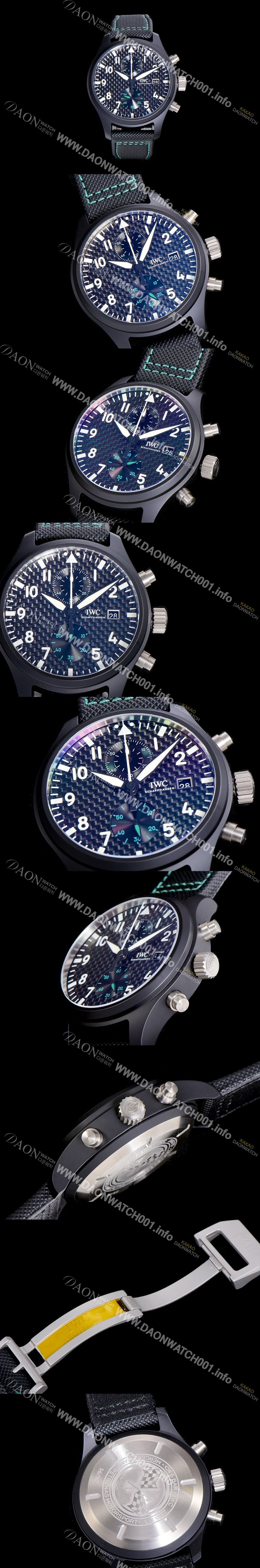 홍콩명품 [아이더블유씨]남성용 파일럿 워치 탑건 IW389005 크로노그래프 44.5미리 메르세데스-AMG 블랙다이얼 오토매틱 IWC84997